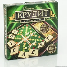 Игра настольная Эрудит БОЛ PREMIUM G-ER-U-01 на украинском языке