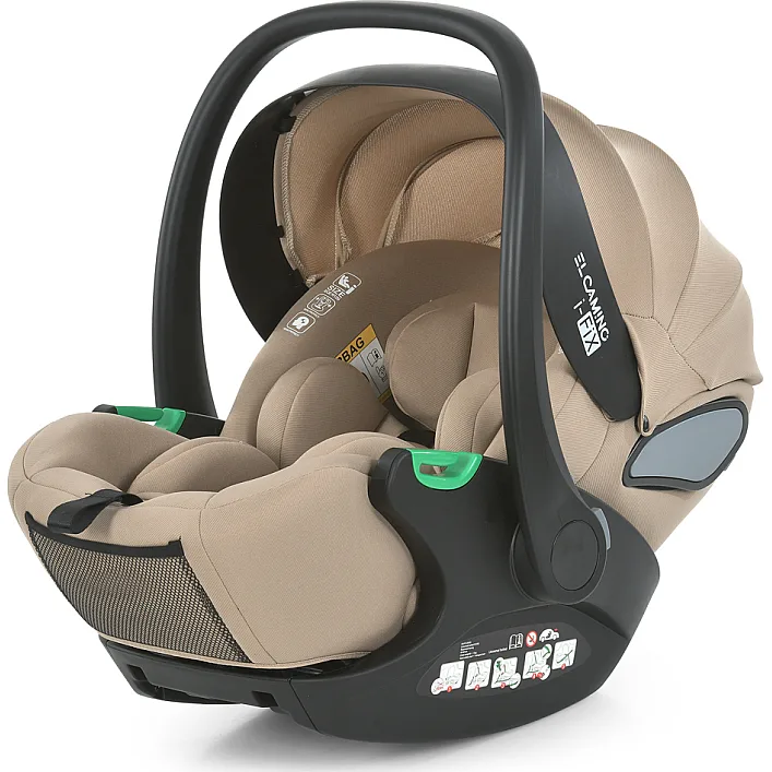 Автокресло-бебикокон EL CAMINO i-FIX (ME 1110 Natural Beige)