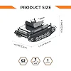 Коллекционная модель-конструктор Metal Time World of Tanks танк Pz.Kpfw. II Ausf. G (MT061)