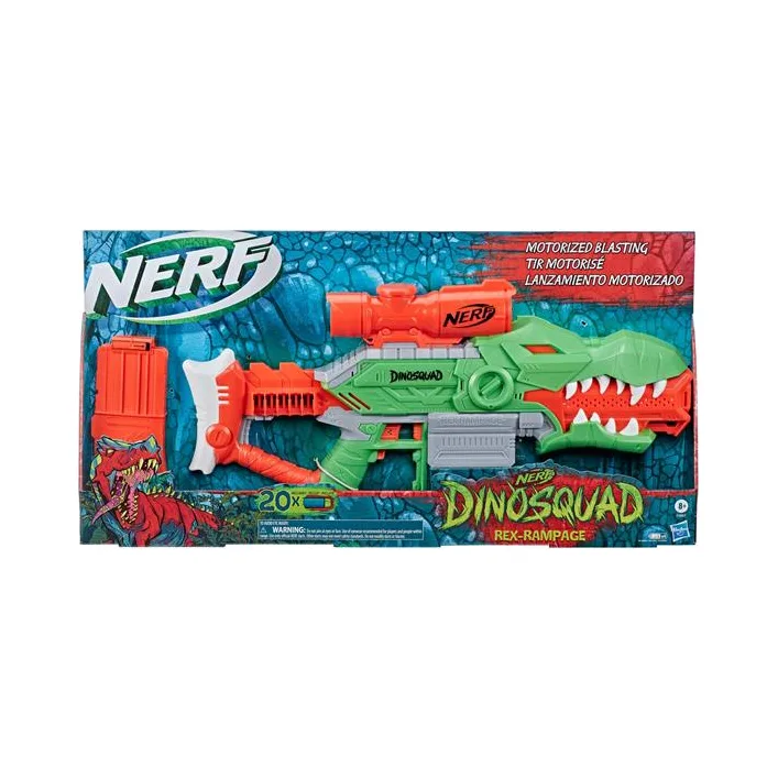 Бластер Nerf DinoSquad Rex-Rampage 20 патронов (F0807)