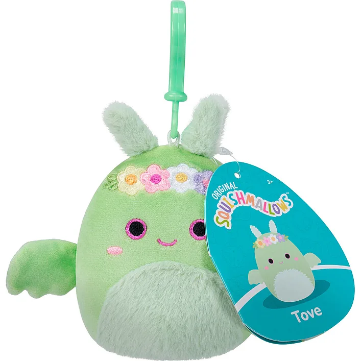 М'яка іграшка на кліпсі SQUISHMALLOWS – ДРАКОН ТОВ (9 cm)