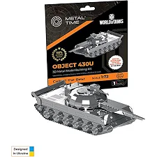 Колекційна модель-конструктор Metal Time World of Tanks танк Object 430 (MT065)