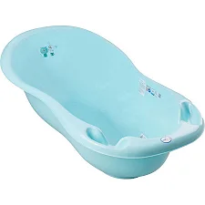 Ванночка со сливом LUX "Пес и Кот" 102 см (голубой) PK-005 ODPLYW-101 TEGA