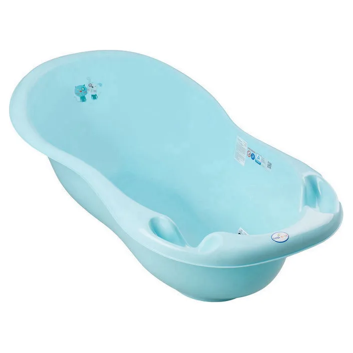 Ванночка зі зливом LUX "Пес і Кіт" 102 см (блакитний) PK-005 ODPLYW-101 TEGA