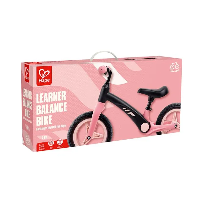 Беговел Hape двухколесный 12" розовый (E1209)