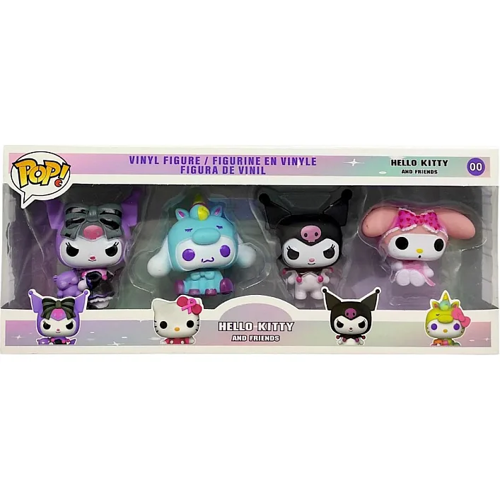 Набор виниловых фигурок "Sanrio: Hello Kitty and Friends" 4 штуки, высота: 6 см
