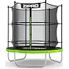 Батут Zipro Jump Pro с внутренней сеткой 6 футов 183 см черно-зеленый