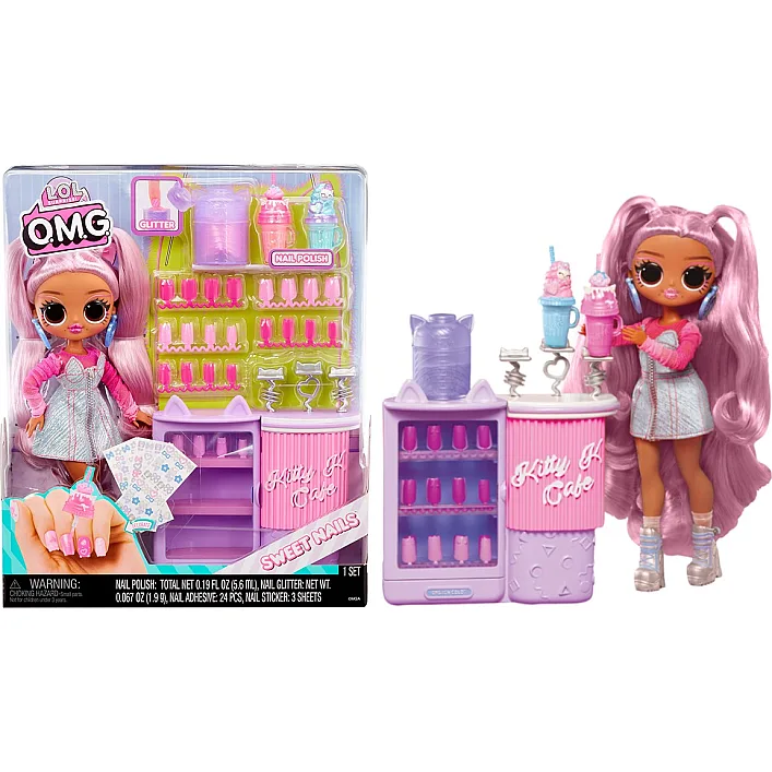 Игровой набор с куклой L.O.L. SURPRISE! серии "O.M.G." &ndash; КИТТИ К (с аксесс.) 503859 L.O.L. SURPRISE (Рис.3859)