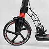 Самокат двухколесный "Best Scooter" 60054-R (2) ФАРА, переднее колесо PU 230 мм, заднее колесо 200мм, 2 амортизатора, дисковый тормоз, зажим руля