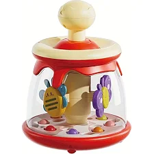 Детская игрушка "Юла" AY001(Red) заводная, подвижные шарики, 20х15 см