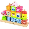 Деревянная пирамидка Viga Toys Городок (50043)