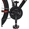 Велосипед MTB2602-2, 26 дюймов, алюминиевая рама 13 Shimano 21SP черно-красный