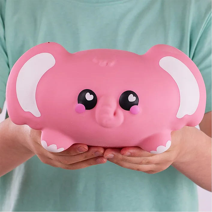 Коллекционная игрушка-антистресс Smooshzees серии Snugzees - Слон Баблз