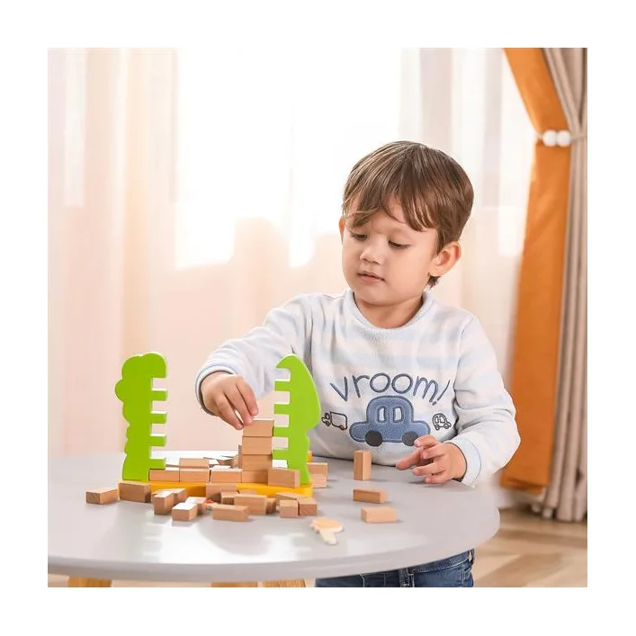 Настольная игра Viga Toys Стена из кирпичиков (44566)