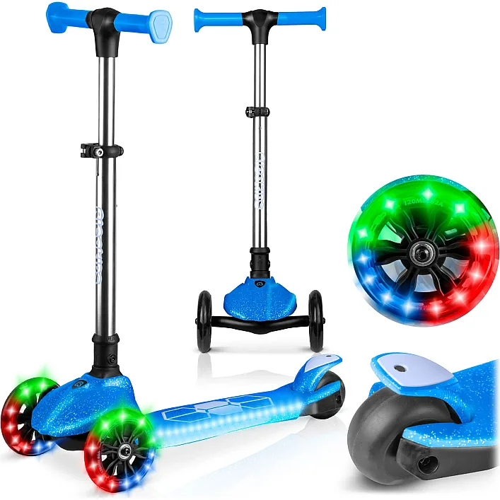 Самокат дитячий триколісний Ricokids Jelly синій