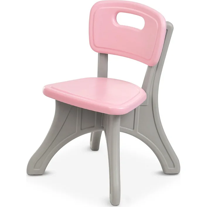 Дитячий столик з двома стільцями NEW TABLE-8 сіро-рожевий