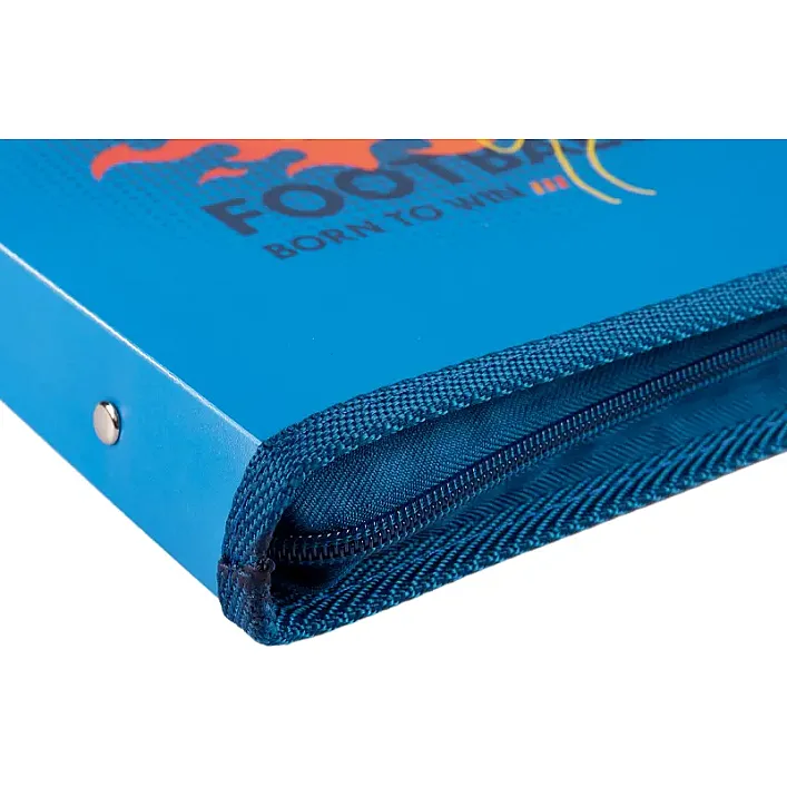 Папка для тетрадей Yes пласт. на молнии В5 "Football" 492205 (Кнц5496)