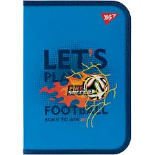 Папка для тетрадей Yes пласт. на молнии В5 "Football" 492205 (Кнц5496)