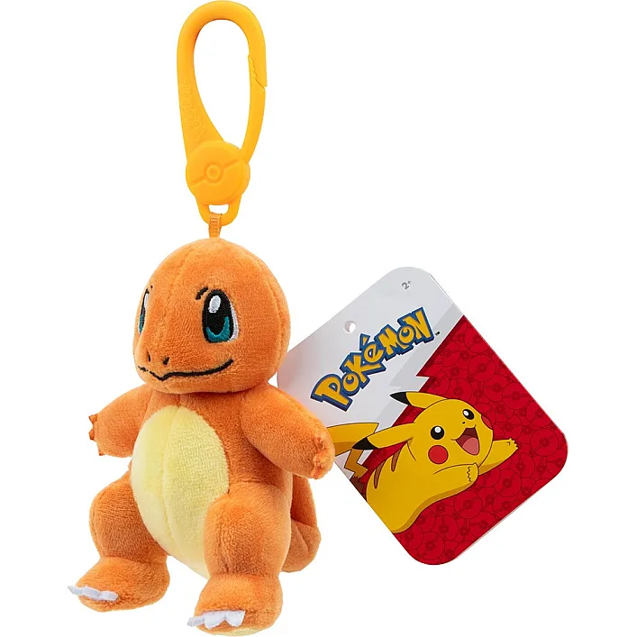 Мягкая игрушка на клипсе Pokemon - Чармандер W6
