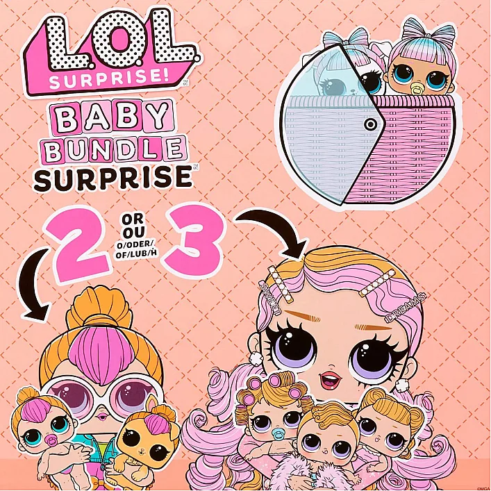 Игровой набор с куклами L.O.L.SURPRISE! серии "Baby Bundle" &ndash; МАЛЫШИ (в асс., в диспл.) 507321 L.O.L.SURPRISE (Лял7321)