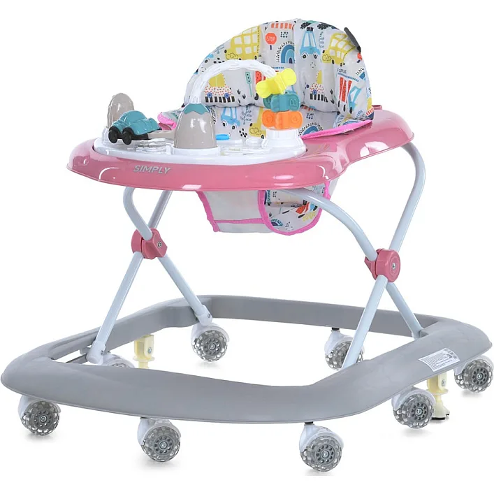 Дитячі ходунки Simply ME 1215 Pink, музика, світло