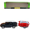 Машина+прицеп мет. 1:43 Toyota FJ,відкр.двері,короб.28*8*6,5см