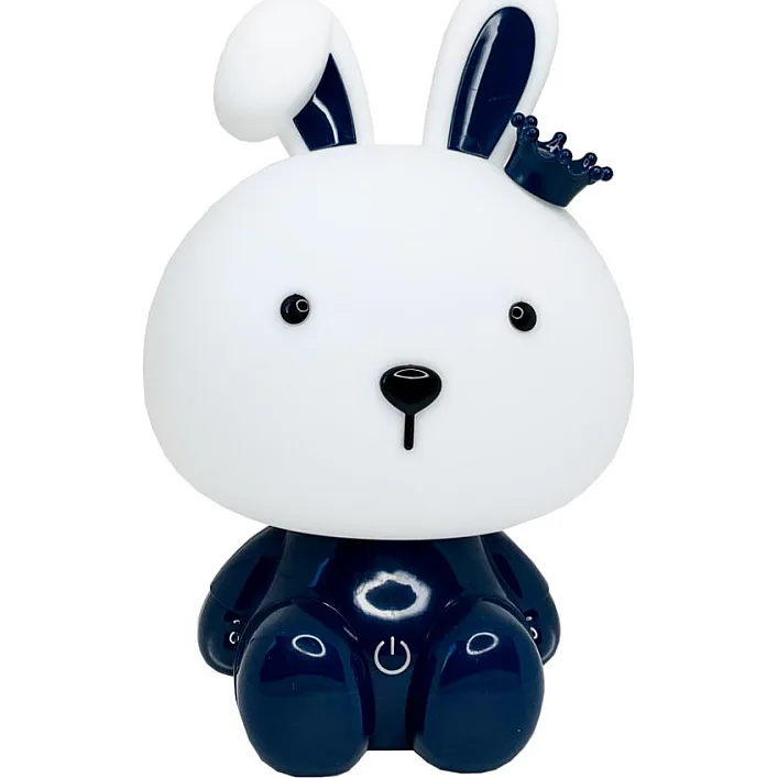 Ночник детский "Зайка с короной" MGZ-1405(Blue) сетевой, питание от USB