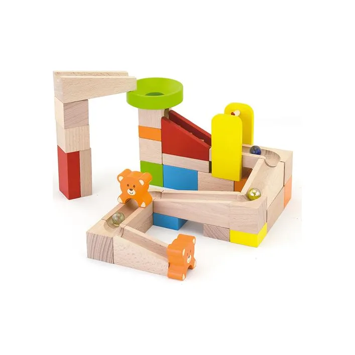 Конструктор Viga Toys Горки для шариков 49 элементов (51619)