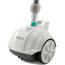 Intex Автоматичний підводний вакуумний робот-пилосос 28007 (1) (ZX50) для очищення дна басейнів, працює від фільтру насоса потужністю від 3407до5678 л