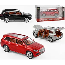 Джип RS-64921 (36) "Авто Експерт", 3 види, металопластик, масштаб 1:22, світло, звук, інерція, відчиняються двері, багажник та капот, в коробці, МІКС