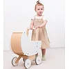 Коляска для кукол с постельным бельем (белая) New Classic Toys (10760)