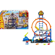 Игровой набор JBM74 "Гараж с мега петлей" Hot Wheels