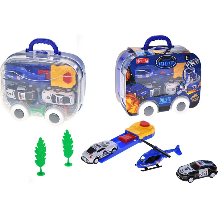 Паркінг 9988 "Поліція" в валізі р.43x18x16 см YG Toys (Нас9138)