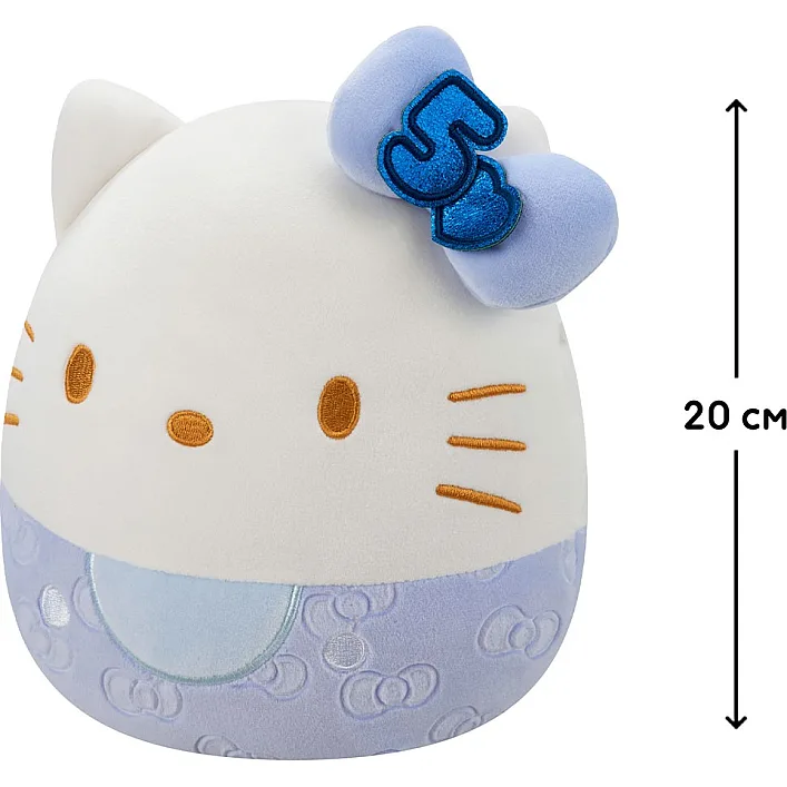 Мягкая игрушка Squishmallows – Хеллоу Китти в синем (20 cm)