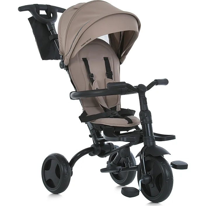 Детский трехколесный Велосипед TURBOTRIKE (MT 1055 Beige) складной, поворотное