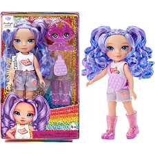 Игровой набор с куклой Rainbow High серии Littles - Аметиста