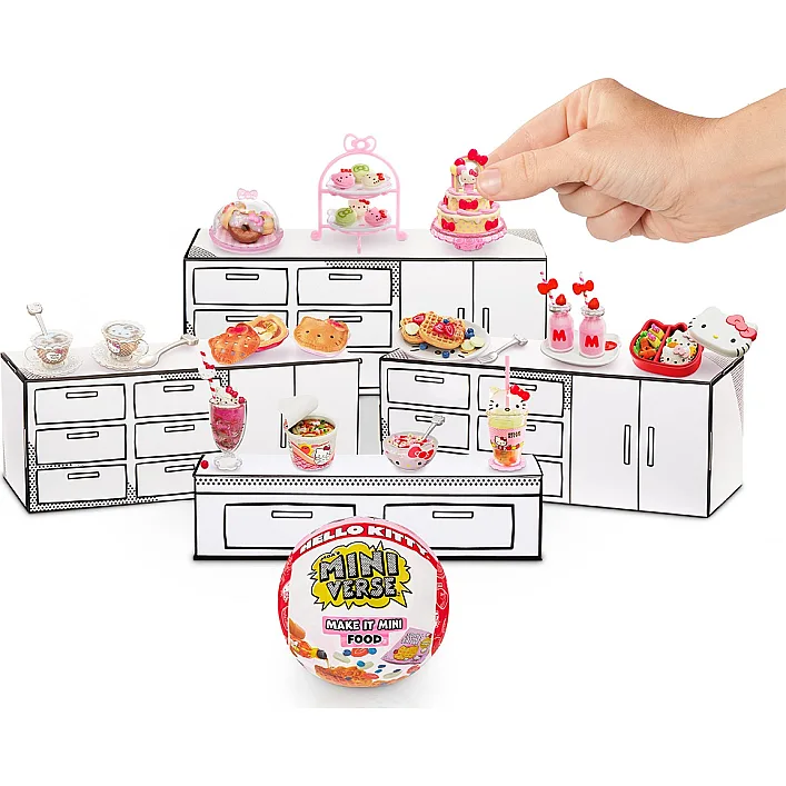 Игровой набор Miniverse серии Sanrio S1 – Создай вкусняшки в стиле Хеллоу Китти
