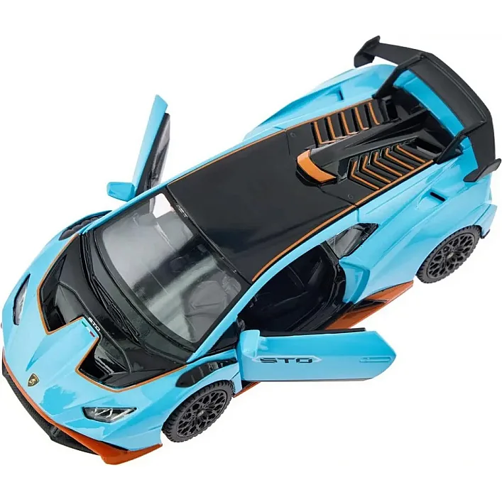 Дитяча автомодель "Lamborghini Huracan STO" Rastar 64300 блакитний, масштаб 1:32