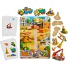 Игра на липучке 2 в 1 "Стройплощадка"
