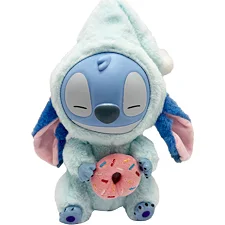 Детская мягкая игрушка-брелок "Стич с колпаком" STITCH(Blue) 26 см