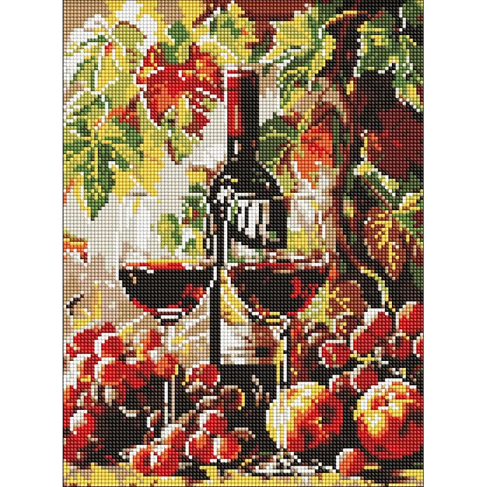 Алмазна мозаїка "Осіннє вино" ©art_selena_ua AMO8114, 30х40 см