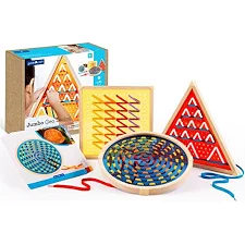 Шнуровка Guidecraft Manipulatives Большие фигуры (G6804)