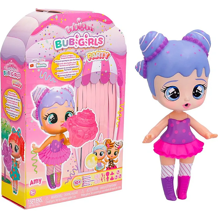 Игровой набор с куклой Bubiloons – Малышка Баби Эми
