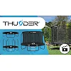 Батут THUNDER INSIDE ELITE с внутренней сеткой 16 футов 488 черный