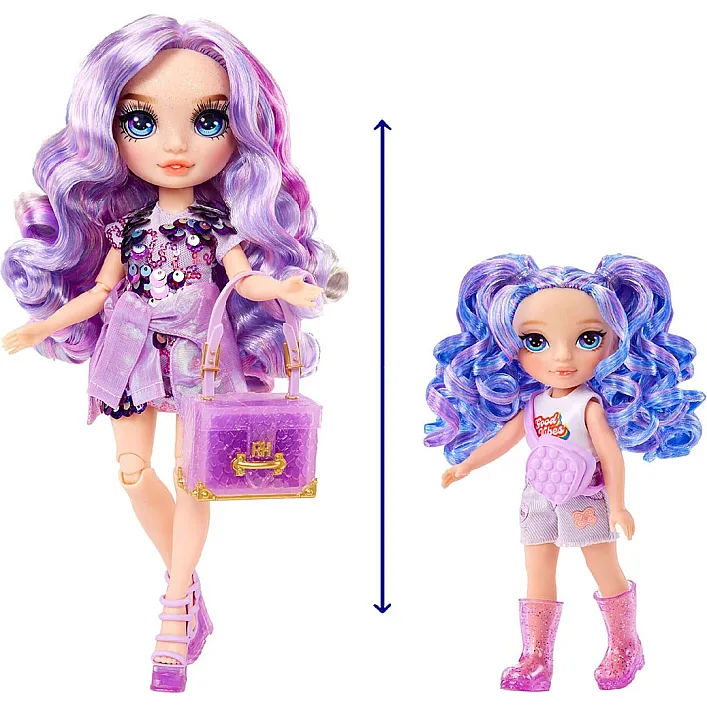 Игровой набор с куклой Rainbow High серии Littles - Аметиста