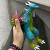Игрушка резиновая, озвученная "Дракон", 21 см