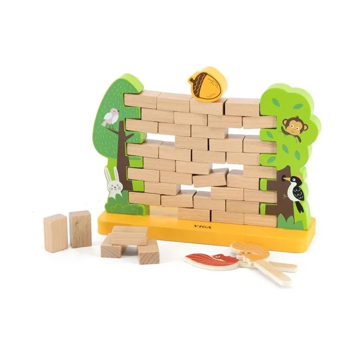 Настольная игра Viga Toys Стена из кирпичиков (44566)