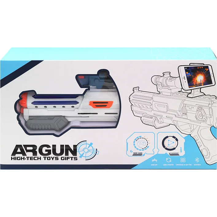 Виртуальный пистолет AR Game Gun с креплением для смартфона в коробке AR003 р.58*30*9см (Збр3195)