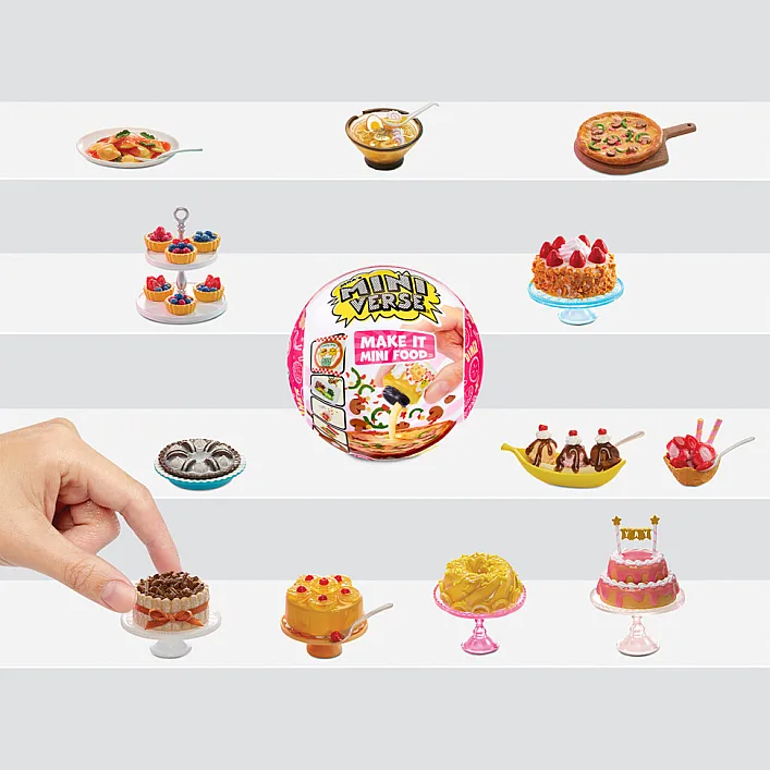 Игровой набор для творчества Создай ужин MGA's Miniverse 591825 серии "Mini Food"