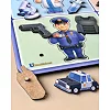 Настольная развивающая игра "Профессии" Ubumblebees (ПСФ160) PSF160 деревянная